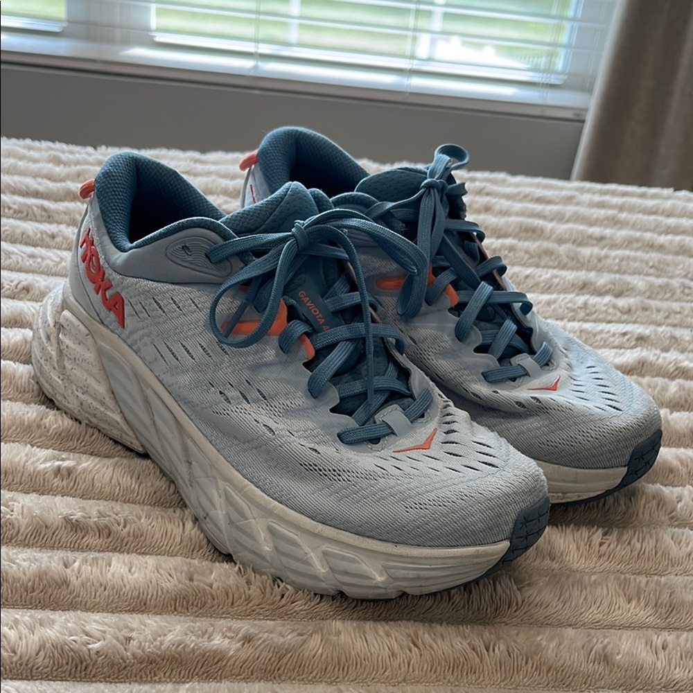 Hoka Light Blue Athletic Shoes